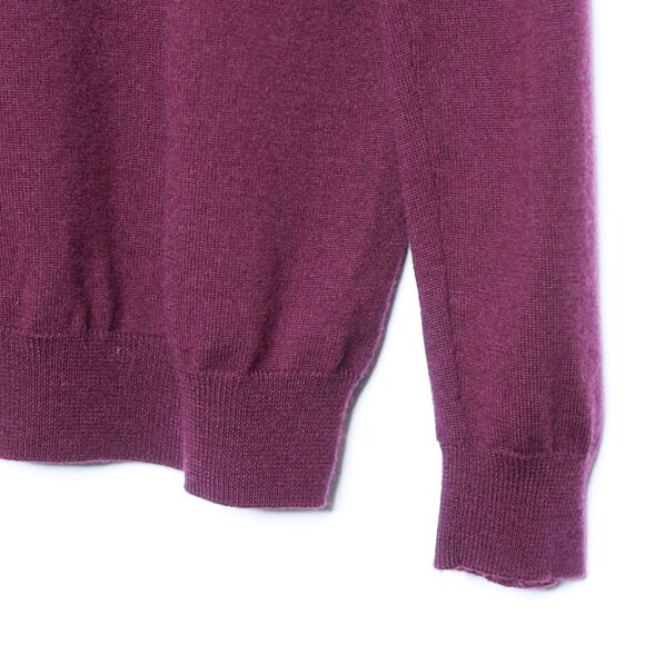 Men's Warehouse Modern Fit Sweater Size LT‎ Large Tall Purple Merino Wool - Picture 6 of 8